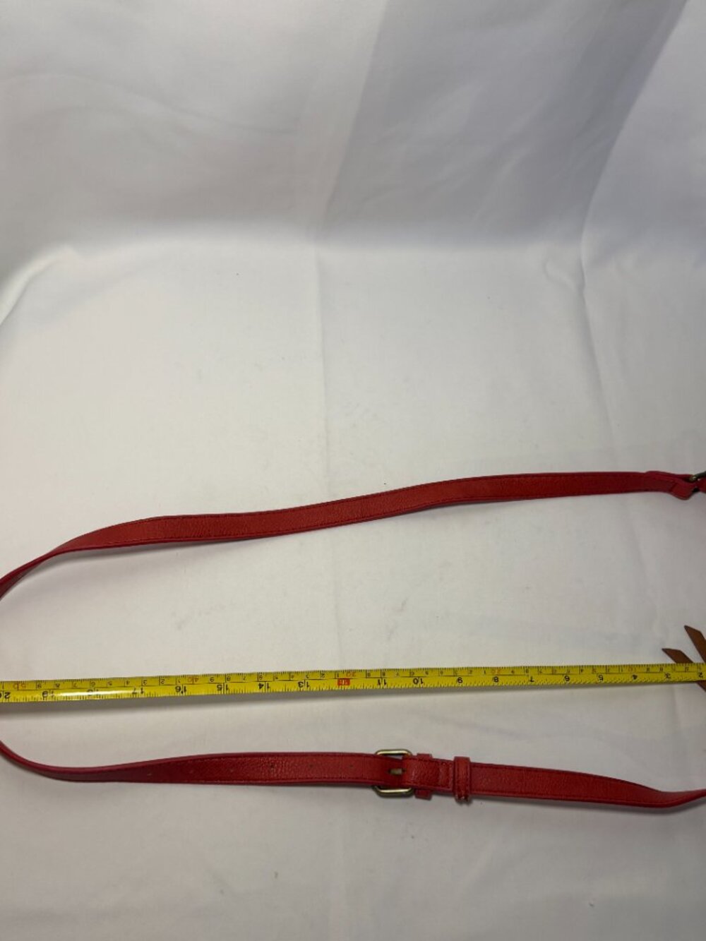 Market & Spruce Theresa Crossbody Bag w/Wristlet Orange-Red Brown Faux Leather - Picture 12 of 13